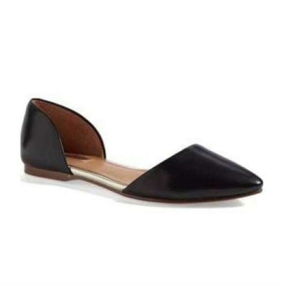 Halogen Hakayla Lea D'Orsay Pointed Toe Flats Sz 8 - Picture 8 of 8